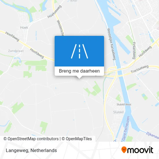 Langeweg kaart