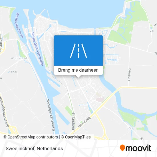 Sweelinckhof kaart