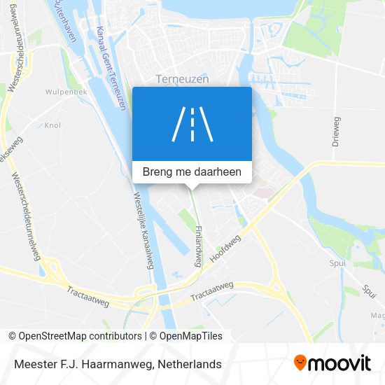 Meester F.J. Haarmanweg kaart