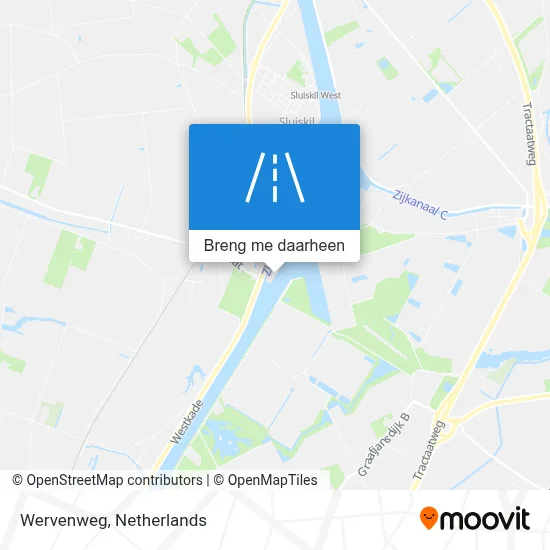 Wervenweg kaart