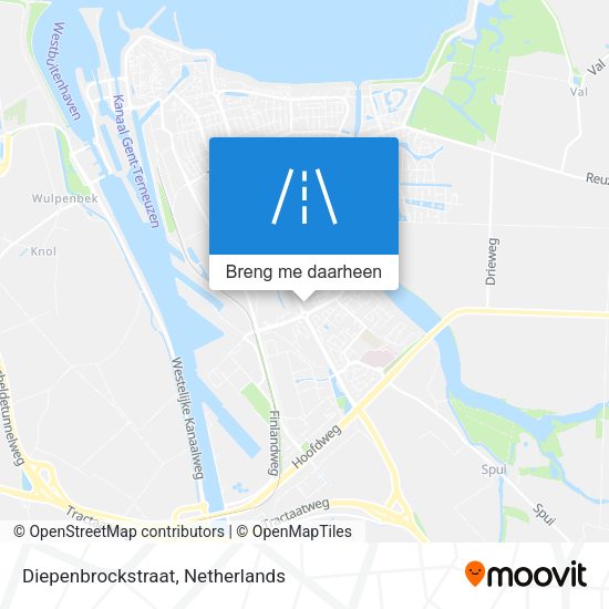 Diepenbrockstraat kaart
