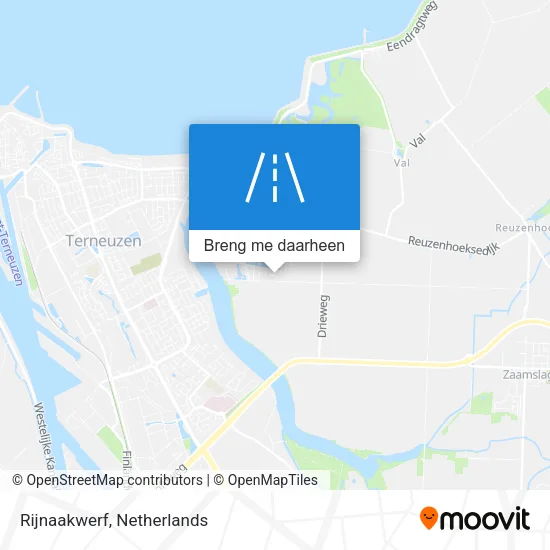 Rijnaakwerf kaart