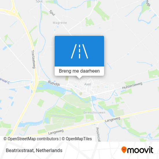Beatrixstraat kaart