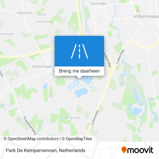 Park De Kempervennen kaart