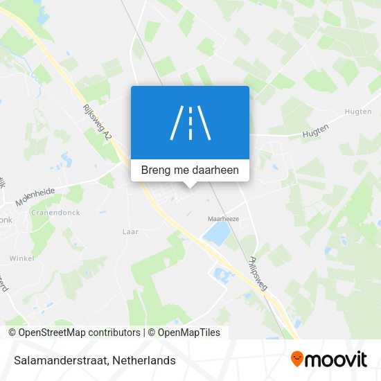 Salamanderstraat kaart