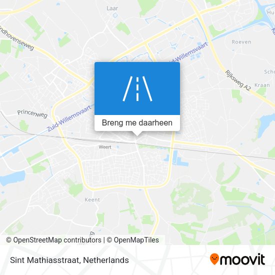 Sint Mathiasstraat kaart