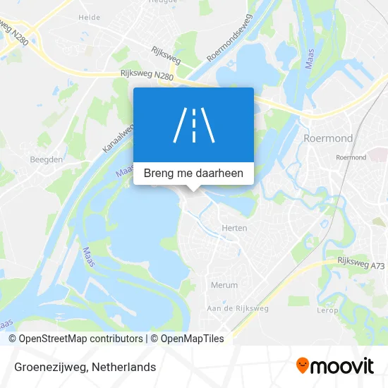 Groenezijweg kaart