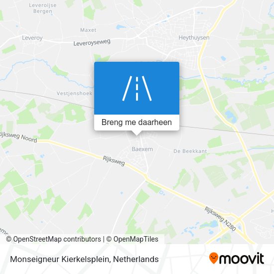 Monseigneur Kierkelsplein kaart