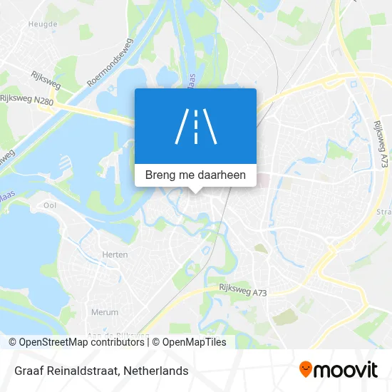 Graaf Reinaldstraat kaart