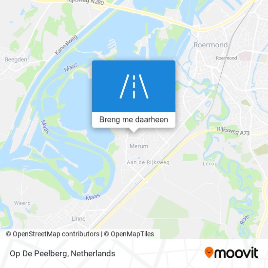 Op De Peelberg kaart