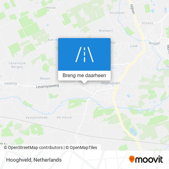 Hooghveld kaart