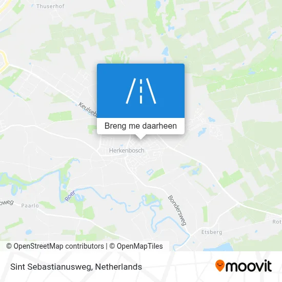 Sint Sebastianusweg kaart