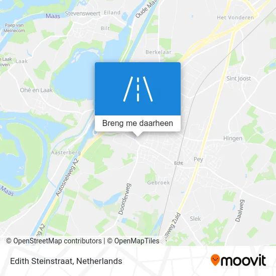 Edith Steinstraat kaart