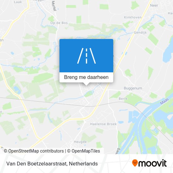 Van Den Boetzelaarstraat kaart