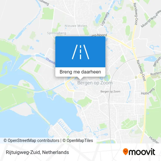 Rijtuigweg-Zuid kaart