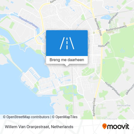 Willem Van Oranjestraat kaart
