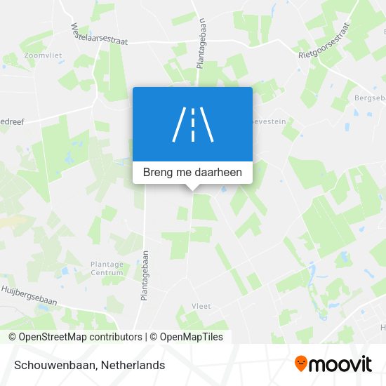 Schouwenbaan kaart