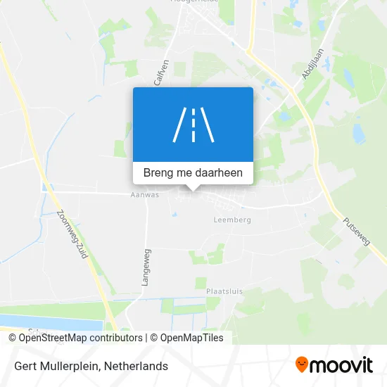 Gert Mullerplein kaart