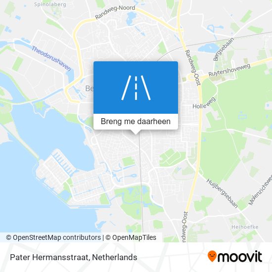 Pater Hermansstraat kaart