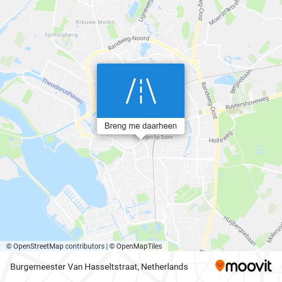 Burgemeester Van Hasseltstraat kaart