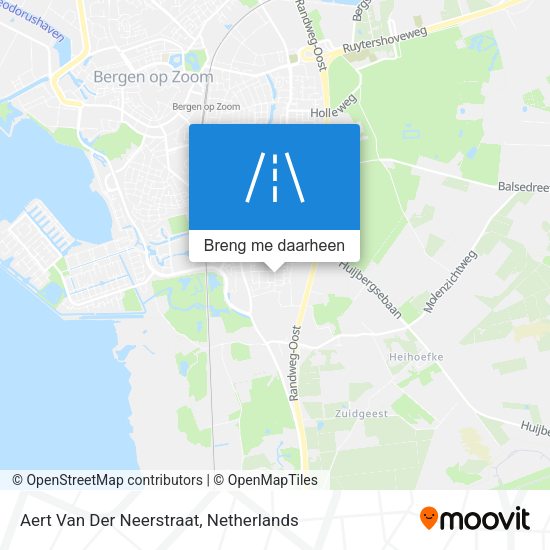 Aert Van Der Neerstraat kaart