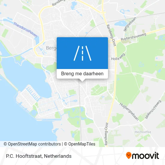 P.C. Hooftstraat kaart