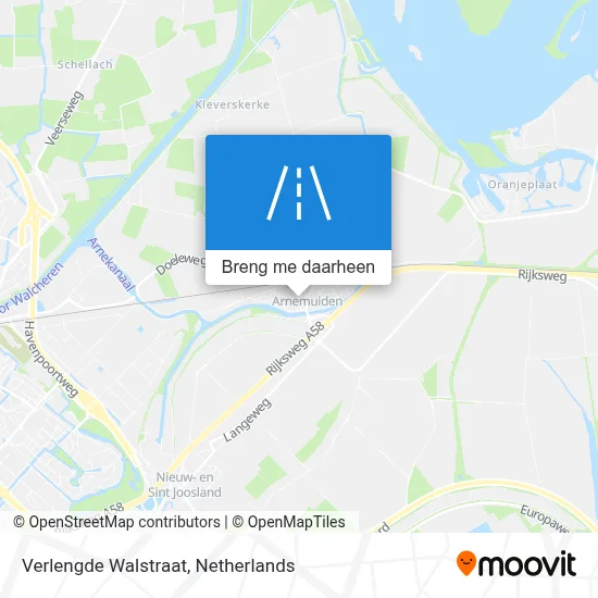 Verlengde Walstraat kaart