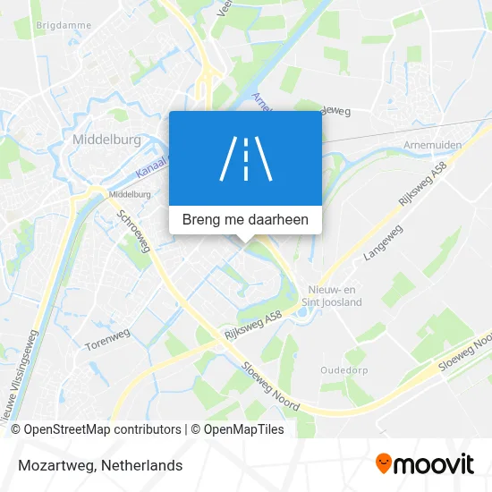Mozartweg kaart