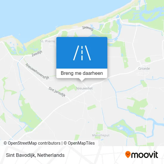 Sint Bavodijk kaart
