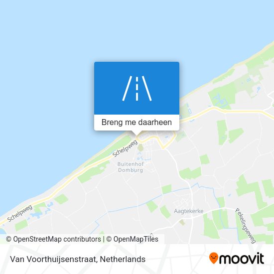 Van Voorthuijsenstraat kaart