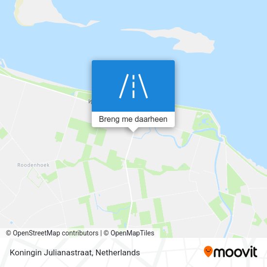Koningin Julianastraat kaart