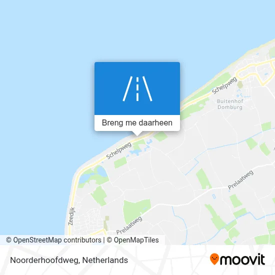 Noorderhoofdweg kaart