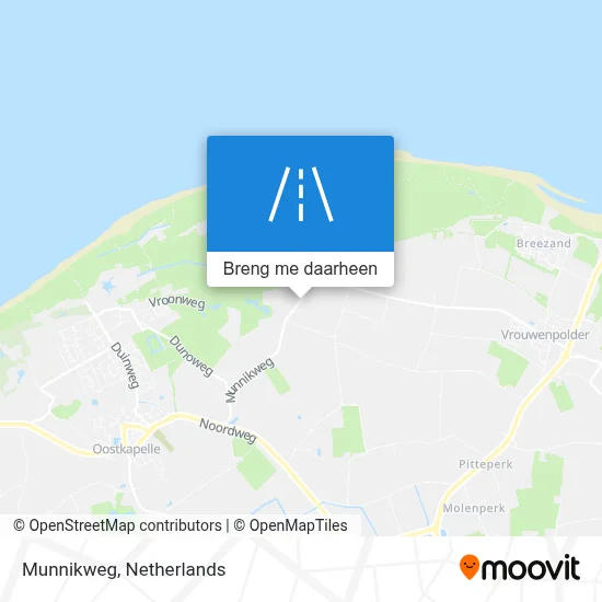 Munnikweg kaart