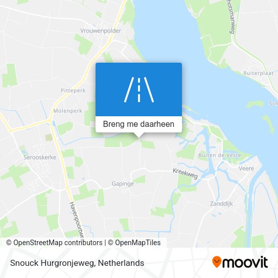 Snouck Hurgronjeweg kaart