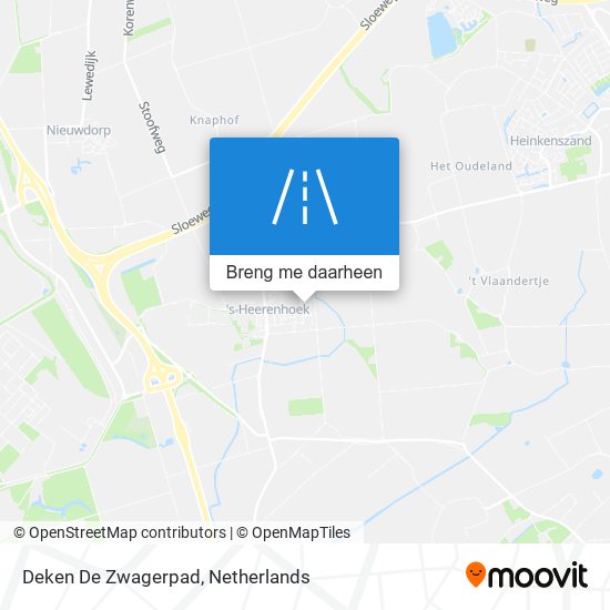 Deken De Zwagerpad kaart