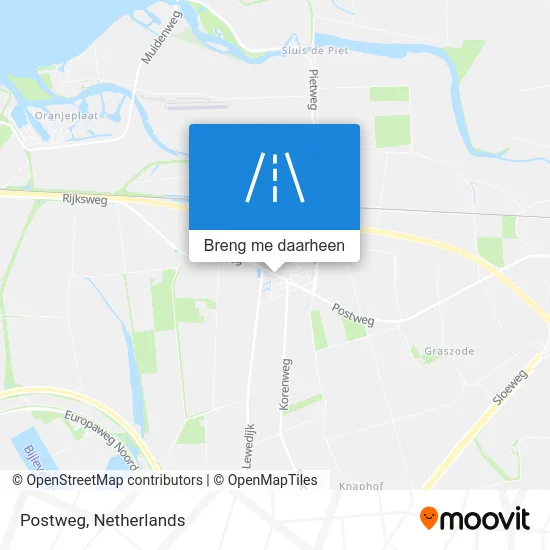 Postweg kaart