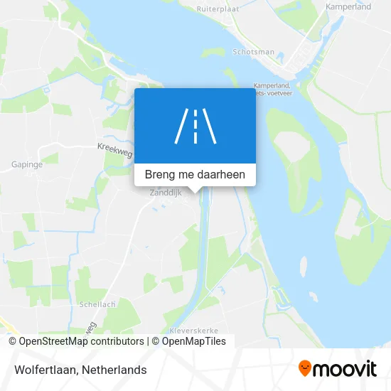 Wolfertlaan kaart
