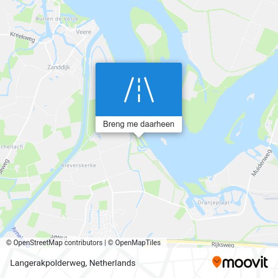 Langerakpolderweg kaart