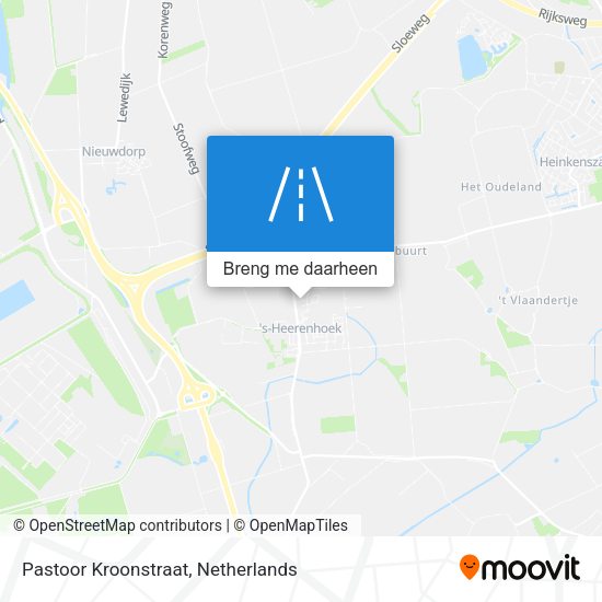 Pastoor Kroonstraat kaart