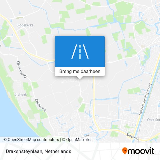 Drakensteynlaan kaart