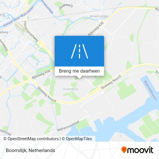 Boomdijk kaart