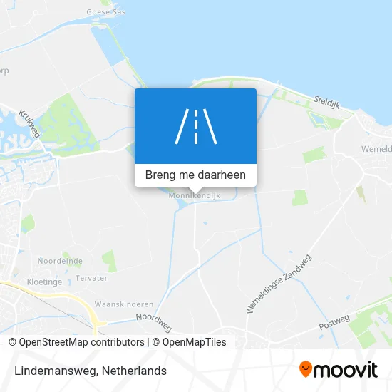 Lindemansweg kaart