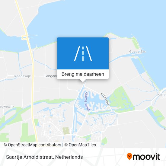 Saartje Arnoldistraat kaart