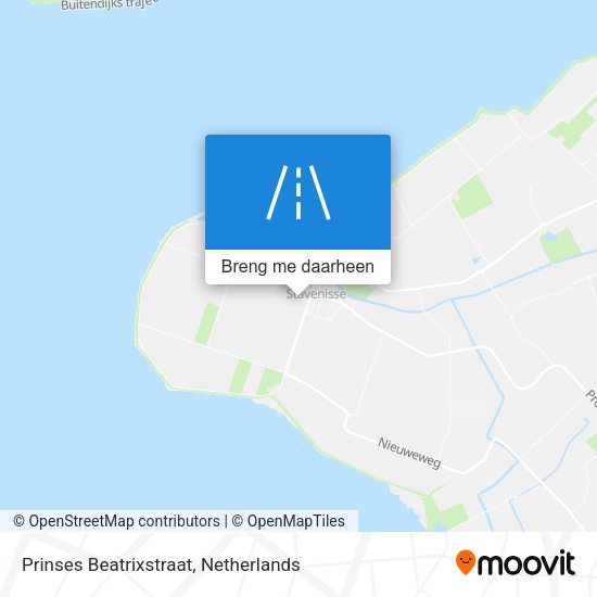 Prinses Beatrixstraat kaart
