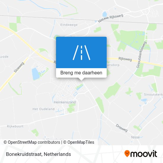 Bonekruidstraat kaart
