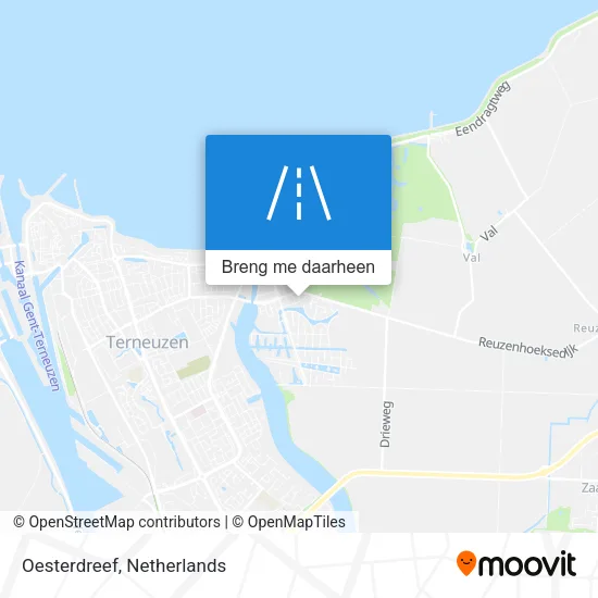 Oesterdreef kaart
