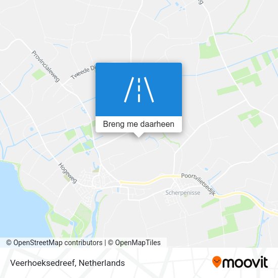 Veerhoeksedreef kaart