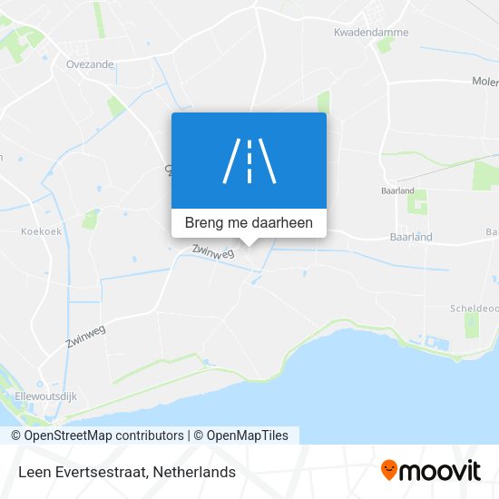 Leen Evertsestraat kaart