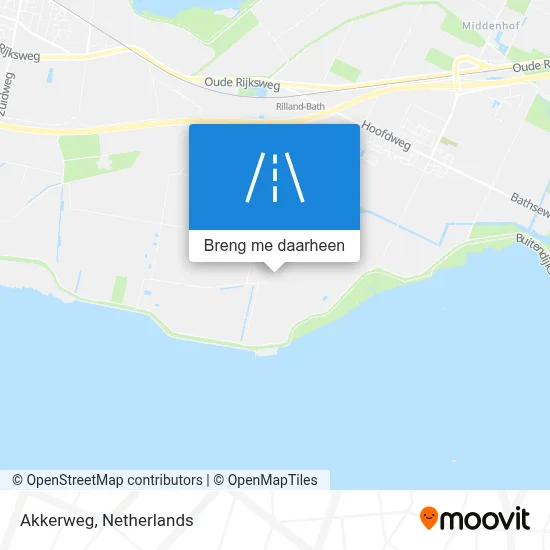 Akkerweg kaart