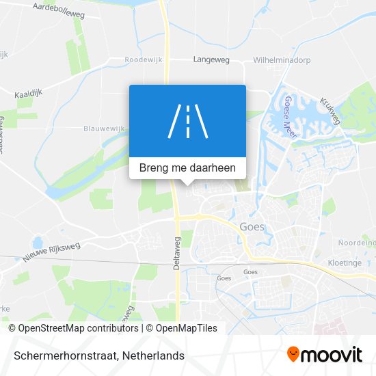 Schermerhornstraat kaart